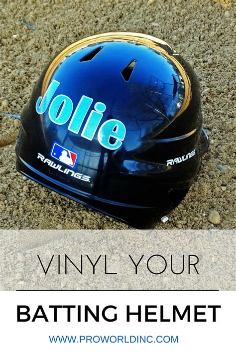 Vinyl Your Batting Helmet - Pro World Inc.Pro World Inc.