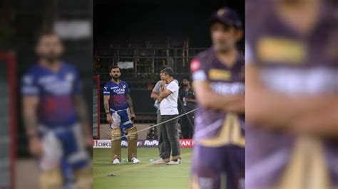 Virat Kohli Stares At Gautam Gambhir Ahead Of Mega IPL Clash. KKR Posts ...