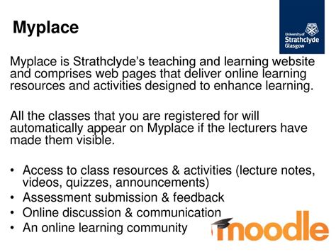 Myplace: Strathclyde’s Teaching & Learning website - ppt download