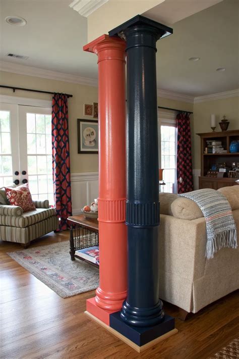 creative pillar decoration ideas  living rooms ferndream