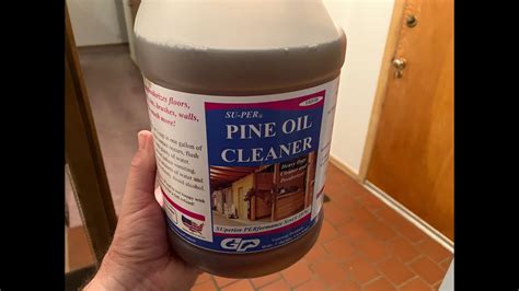 Cleaning The Floor With Su Per Pine Oil Cleaner 20 Pine Oil Youtube