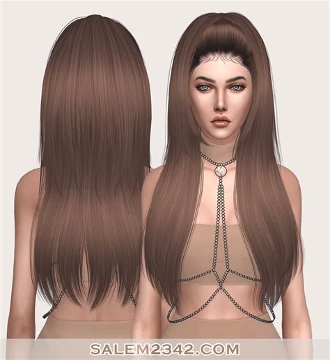 Sims 4 Hairs ~ Salem2342 Sintiklia`s King Kylie Hair Retextured