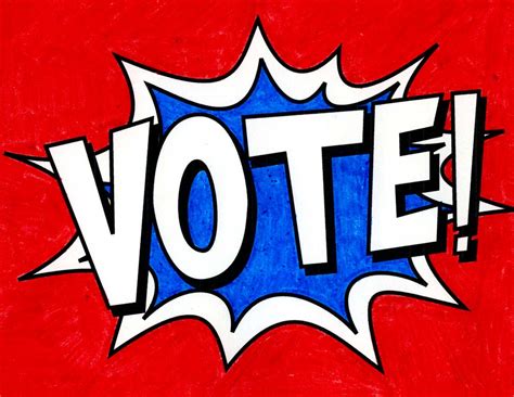 How To Draw Vote Burst Letters Art Projects For Kids Bloglovin