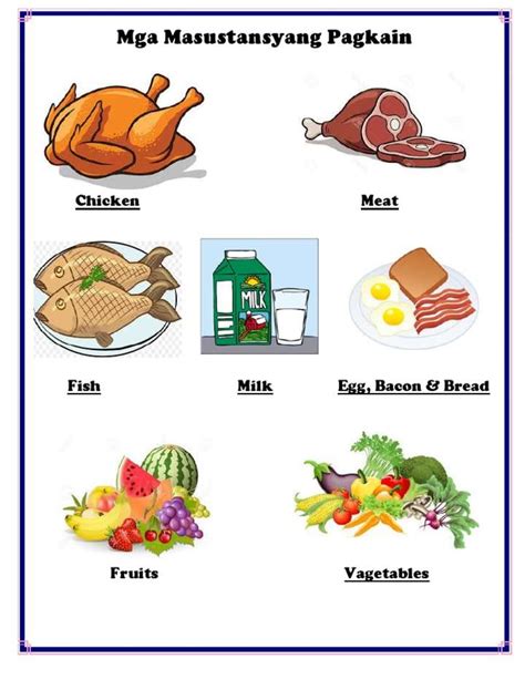 Larawan Ng Mga Masustansyang Pagkain J Net Usa