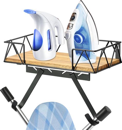 Tjmoree Ironing Board Hanger Metal Wall Mount Iron And