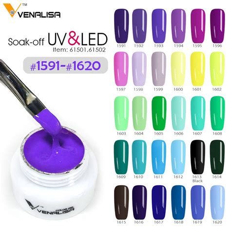 Kjøp Venalisa uv gel nye 2018 nail art tips design manikyr 180 farge uv