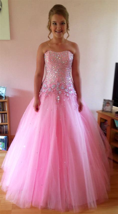 pink poofy homecoming dres pink poofy prom dresses