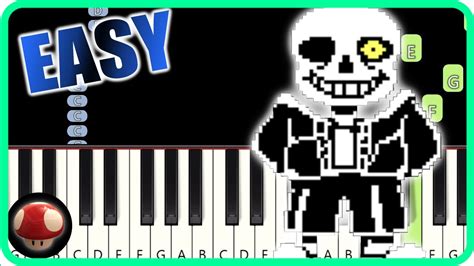 Undertale Megalovania Easy Piano Tutorial Synthesia