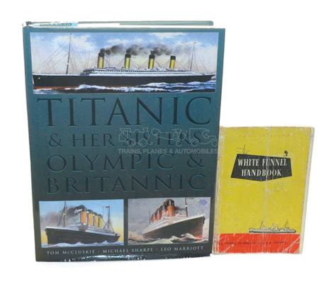 Sold Price Book Titanic And Her Sisters Olympic And Britannic May 1