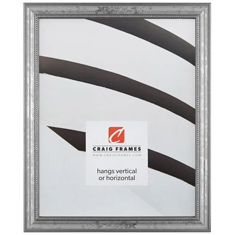 Craig Frames 314si 11x14 Inch Ornate Picture Frame Silver Walmart