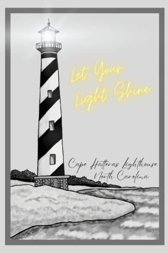 Cape Hatteras Lighthouse Let You Light Shine Journal Framed Image