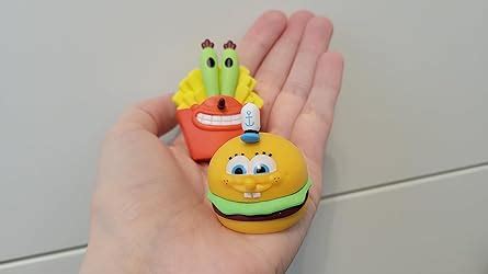 Amazon SpongeBob SquarePants Fun With Food 2 5 Inch Figure Set Features 7 Bikini Bottom