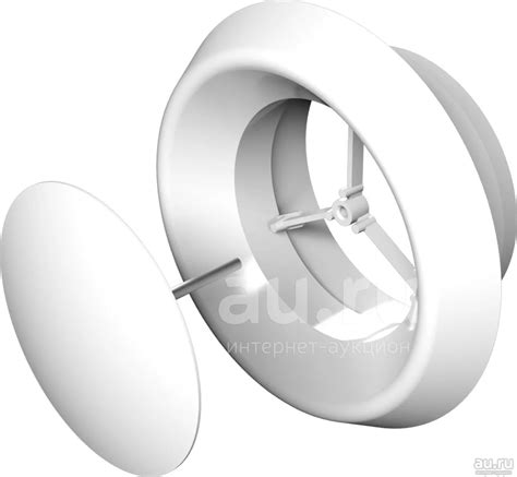 Анемостат приточно-вытяжной регулируемый, с фланцем D100 /10/ (шт ...