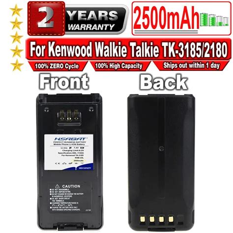 Hsabat Mah Knb L Battery For Kenwood Walkie Talkie Tk