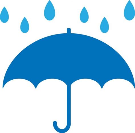 カラー雨のイラスト | 無料イラスト素材｜素材ラボ