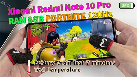 Xiaomi Redmi Note 10 Pro Fortnite Gameplay Snapdragon 732G 8GB