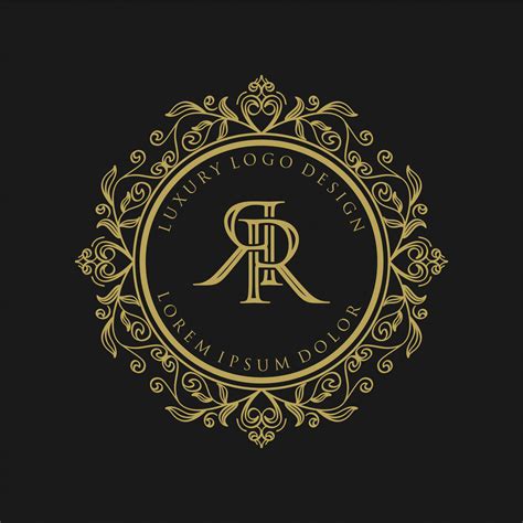 premium vector luxury monogram gold logo design