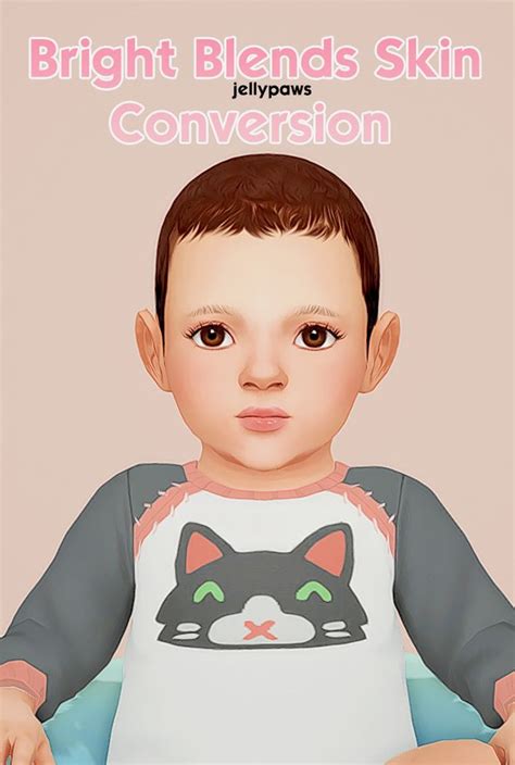 Bright Blend Skin Conversion JellyPaws En Patreon The Sims 4 Skin