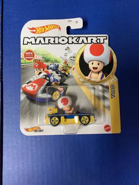 Hot Wheels Mario Kart Toad Mach Kart Picclick Uk