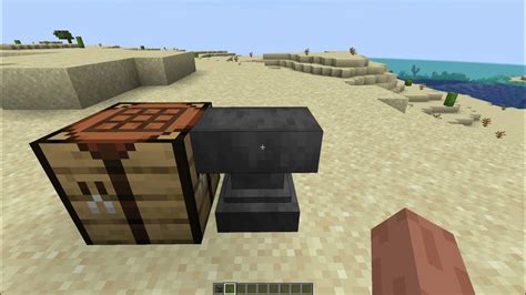 How To Make Anvil In Minecraft Youtube