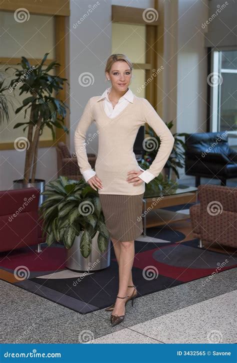 Belle Femme Blonde D Affaires Image Stock Image Du Noir Cheveu 3432565