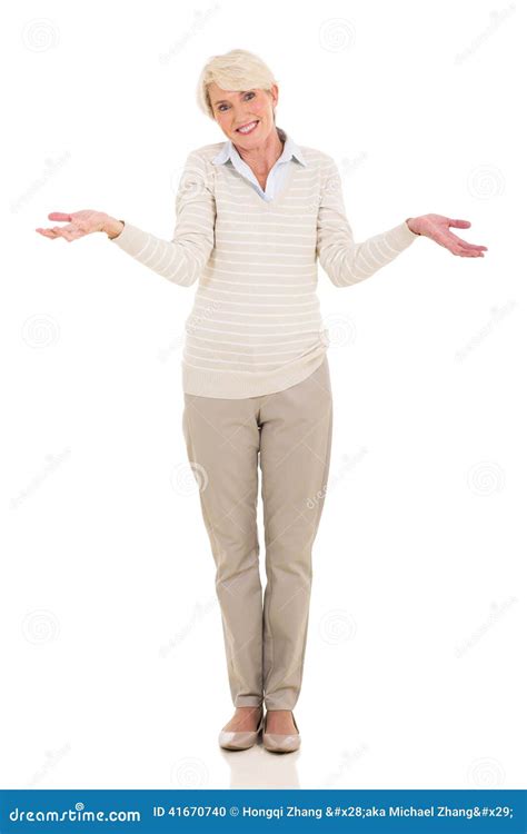 Mature Woman Helpless Stock Photo Image Of Caucasian