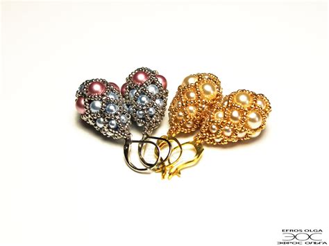 My handmade days: Серьги -Жемчужные капли-