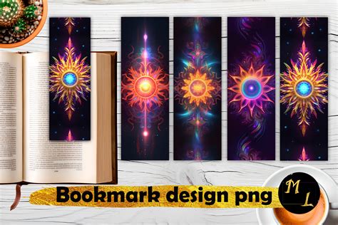 Sun Bookmark Sublimation Neon Graphic By Daryaboska Creative Fabrica