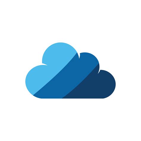 cloud logo template design vector  vector art  vecteezy