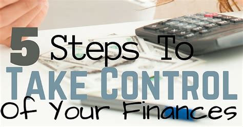 steps   control   finances    today