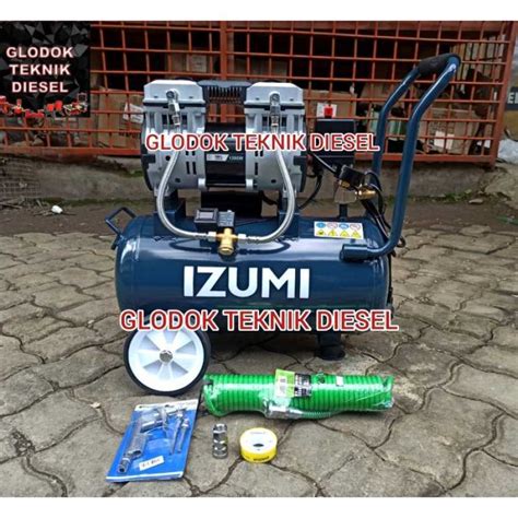 Promo Paket Bengkel Izumi Hs Kompressor Oilless Silent Hp