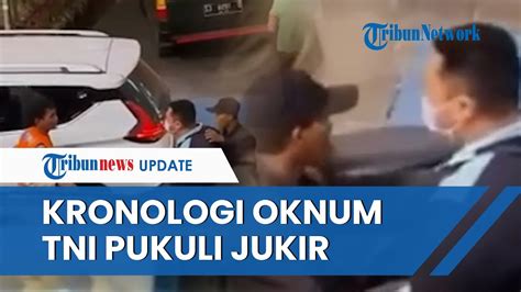 Kronologi Oknum TNI Diduga Pukuli Juru Parkir Di Bandung Korban