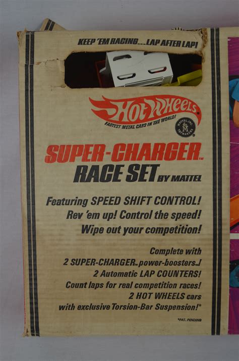 Lot Detail Mattel Hot Wheels Super Charger Race Set W Original Box