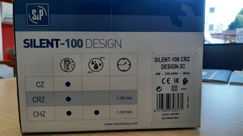 Kupaonski ventilator SILENT-100 CRZ