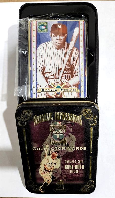 1994 Babe Ruth Metallic Impressions Cooperstown Collection Special 5