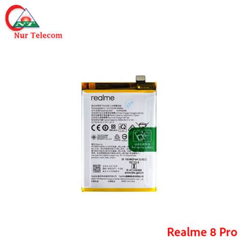 Original Realme 8 Pro Battery Price In Bangladesh Nur Telecom
