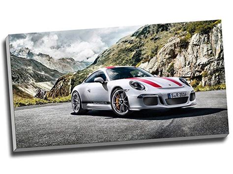 Porsche 911R Sport Auto Wall Art Print Auf Leinwand Bild Leinwand