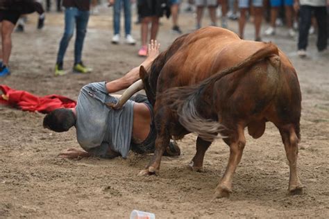 Las impactantes imágenes de la grave cogida de los bous al carrer de