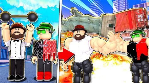 Becoming A Strongest Man In Roblox Strongman Simulator Youtube