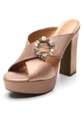 Sand Lia Vizzano Pedraria Nude Compre Agora Dafiti Brasil