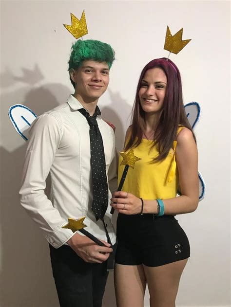 Disfraz Padrinos Magicos Cosmo Y Wanda Cute Couple Halloween