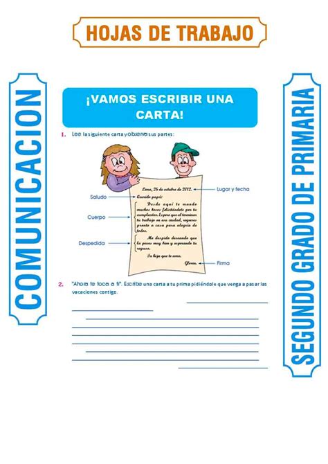 La Carta Y Sus Partes Para Segundo Grado De Primaria Gratis Porn Sex