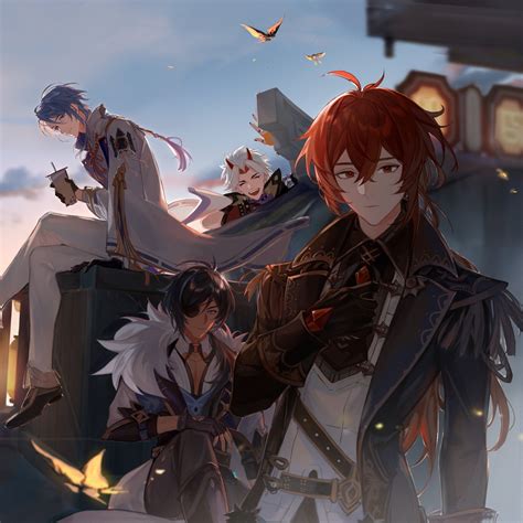 2048x2048 Resolution Genshin Impact 4K Characters 22 Ipad Air Wallpaper ...