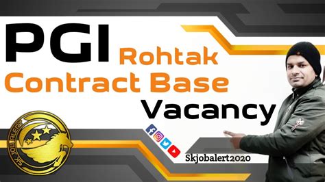 Pgi Rohtak Contract Base Vacancy 2022 How To Apply Contract Jobs In