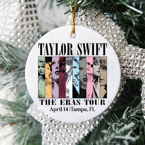 Custom Eras Tour Taylor Ornament Personalized Swift Eras Tour Ornament