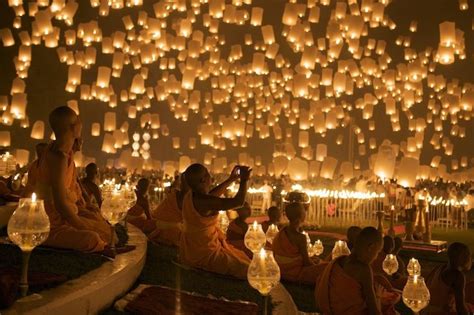 Thai Lantern Festival The Most Elaborate Thai Lantern Celebration Is In