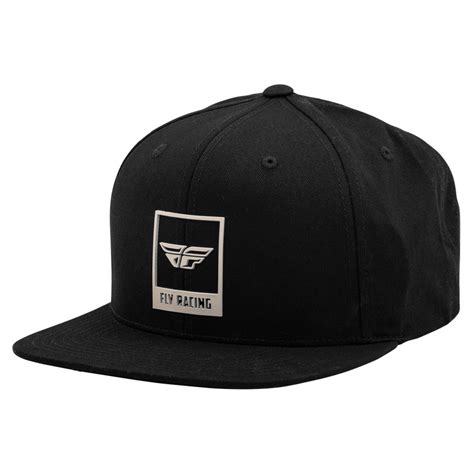 Fly Racing Boss Hat-Black-White-Adult at J&R Bicycles — J&R Bicycles, Inc.