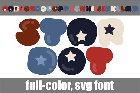Star Dot Font By Illustration Ink · Creative Fabrica