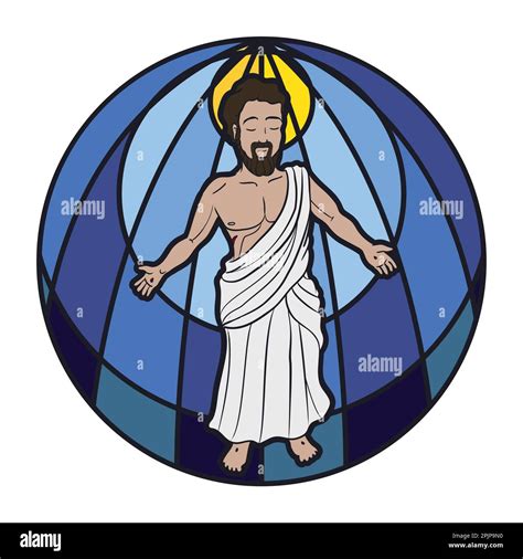 Jesus Resurrection Stained Glass Cut Out Stock Images And Pictures Alamy