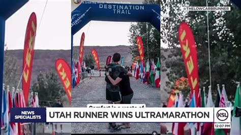 Utah Runner Wins Mile Ultramarathon Youtube